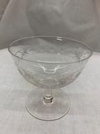 8 kristallen vintage champagneglazen, Ophalen of Verzenden