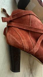 Mooie suede laarsjes Promod, Brun, Boots et Botinnes, Envoi, Promod