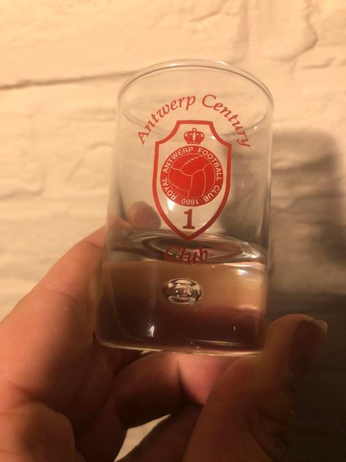 Rafc royal antwerp fc borrelglas / shotglas, Verzamelen, Sportartikelen en Voetbal, Zo goed als nieuw, Ophalen of Verzenden