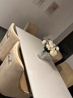 Lot 6 chaises beige en velours (valeur 1650€), Enlèvement, Comme neuf