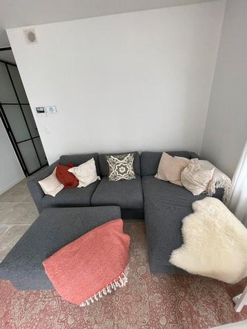 Ikea Kivik 4-zitsbank met chaise longue en voetenbank beschikbaar voor biedingen