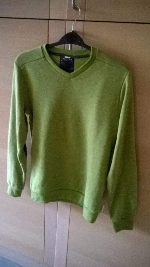 heren trui maat medium groene kleur, Kleding | Heren, Truien en Vesten, Gedragen, Maat 48/50 (M), Groen, Ophalen