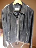 Daim lederen korte vest blauw, Maat 38/40 (M), Blauw, Ophalen of Verzenden, Jasje