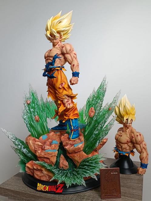 Goku namek figure class 1/4 version eau, Collections, Statues & Figurines, Neuf, Enlèvement