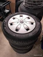 Winterbanden op velg 205/60R16 - Audi A4 Michelin  mooie set, Ophalen, 16 inch, Banden en Velgen, 205 mm