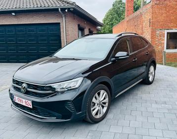 Volkswagen Taigo 1.0 TSI 22.000 km, Auto's, Volkswagen, Voorwielaandrijving, 75 kW, Adaptieve lichten, Zwart