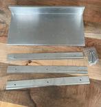 ikea limhamn stainless steel shelf / roestvrije stalen plank, Huis en Inrichting, Woonaccessoires | Wandplanken en Boekenplanken