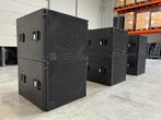 6x D&B Audiotechnik Y-SUB 18"/12" cardioid sub incl. wheels, Audio, Tv en Foto, Ophalen of Verzenden, Gebruikt, 120 watt of meer