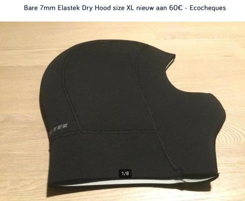 Bare 7mm Elastek Coldwaterhood size XL - Ecocheques, Watersport en Boten, Duiken, Nieuw, Duikpak, Ophalen of Verzenden