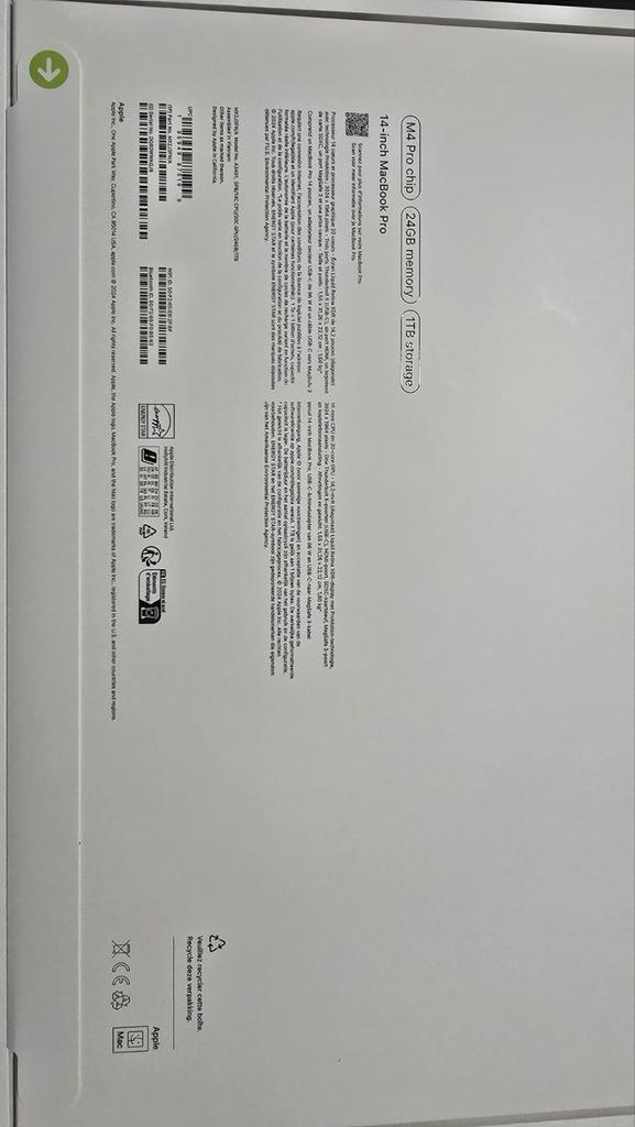 Ongeopende gloednieuwe Apple Macbook 1tb !, Informatique & Logiciels, Apple Macbooks, MacBook, Enlèvement