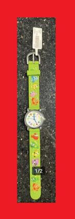 Nieuw Regal Kinder Horloge Fish vis kado cadeau klokje klok, Ophalen of Verzenden, Nieuw, Groen, Jongen of Meisje