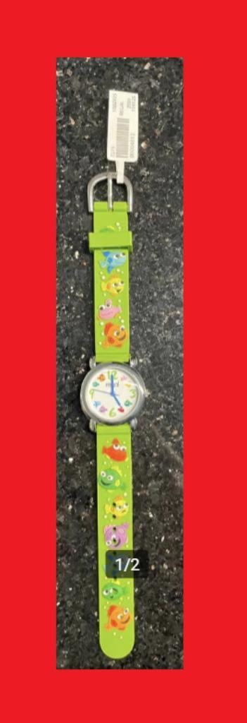Nieuw Regal Kinder Horloge Fish vis kado cadeau klokje klok beschikbaar voor biedingen