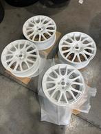 Originele Abarth velgen met nieuwe winterbanden, Auto-onderdelen, Banden en Velgen, Ophalen, Banden en Velgen, 17 inch, Personenwagen