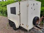 Dubbelassige aanhangwagen, Ophalen, Gebruikt