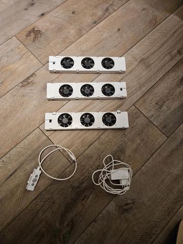 6x SpeedComfort Trio radiatorventilatoren voor extra warmte! beschikbaar voor biedingen
