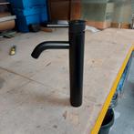 Hoge wastafelkraan mat zwart Incl. flexibele slangen nr133, Ophalen of Verzenden, Nieuw