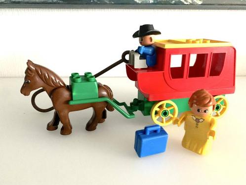 LEGO - DUPLO  Western postkoets, Kinderen en Baby's, Speelgoed | Duplo en Lego, Gebruikt, Duplo, Ophalen of Verzenden