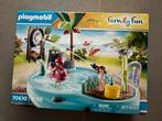 NIEUW Playmobil zwembad met watersplash 70610, Enlèvement ou Envoi, Neuf, Ensemble complet