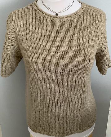 Pull tricoté Sono io cool XL Etat neuf, Taille 46/48 (XL) ou plus grande, Enlèvement ou Envoi, Beige, Sono io