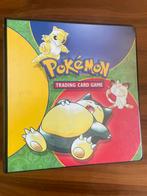 Oude pokemon map met vintage kaarten te koop, Ophalen of Verzenden, Gebruikt, Meerdere kaarten, Foil