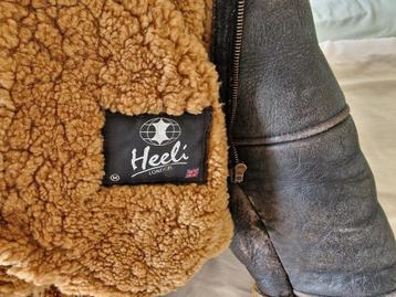 Vintage - Pilotenvest., Kleding | Heren, Jassen | Winter, Bruin, Maat 48/50 (M), Heli-Londen., Ophalen of Verzenden