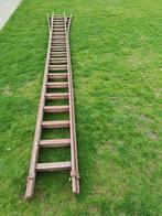 houten ladder 2 x 4.5m, Comme neuf, Échelle, Enlèvement, Pliable ou rétractable/escamotable