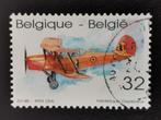 Belgie 1994 - oude vliegtuigen - Stampe-Vertongen SV-48, Ophalen of Verzenden, Gestempeld, Luchtvaart