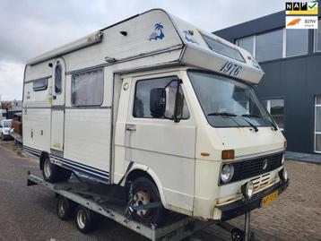 Volkswagen LT 29 KAMPEERAUTO 2.0 benzine rijdend, Caravans en Kamperen, Mobilhomes, Bedrijf, Half-integraal
