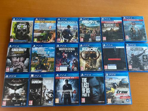 Ps4 games, Games en Spelcomputers, Spelcomputers | Sony PlayStation 4, Zo goed als nieuw, Original, Zonder controller, Ophalen