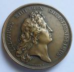 Lodewijk XIIII - opheffing beleg van Charleroi 1672.(45), Verzenden, Brons
