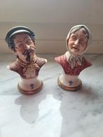 Oud koppel in biscuit, geen schade met stempel, Ophalen of Verzenden