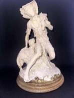 Giuseppe Armani - capodimonte - schaapherder- porselein, Antiquités & Art, Art | Sculptures & Bois, Enlèvement