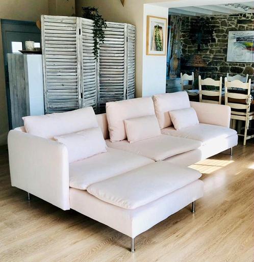 Canapé Ikea SODERHAMN rose, Huis en Inrichting, Zetels | Zetels en Chaises Longues, Zo goed als nieuw, Ophalen