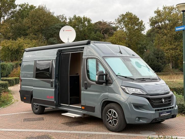 Cliff 640 Aut.-Enkele bedden-1e Eig.Nieuwst!-Bomvol opties!, Caravans en Kamperen, Mobilhomes, Bedrijf, Buscamper of Camperbus