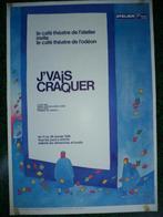 1974 oude affiche FOLON théatre de l'Odéon 'J'vais craquer', Antiek en Kunst, Ophalen of Verzenden