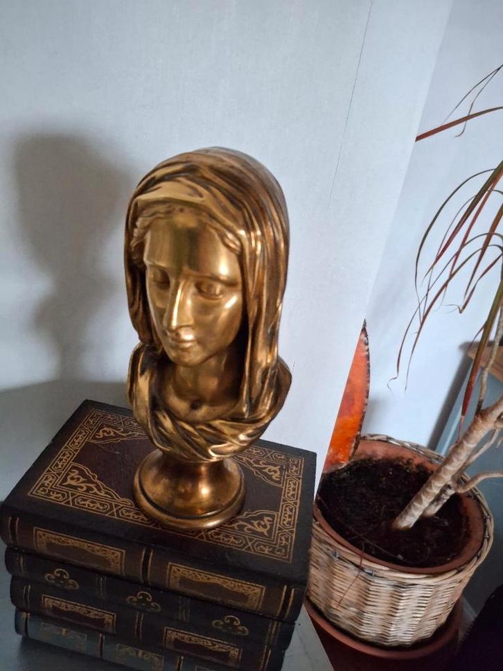 Bronzen barbediaan, Antiek en Kunst, Kunst | Beelden en Houtsnijwerken, Ophalen of Verzenden