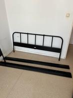 Bed in zwarte kleur en goede staat., Huis en Inrichting, Slaapkamer | Bedden, Ophalen, Gebruikt