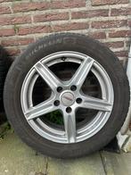 BANDEN MET 4 WIELEN MICHELIN/M&S/205 55 R 16 91, Auto-onderdelen, Banden en Velgen, 16 inch, Banden en Velgen, All Season, Personenwagen