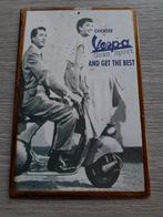 Panneau métallique publicitaire Vespa, Collections, Enlèvement ou Envoi
