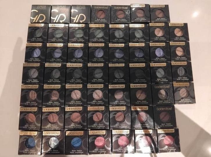 53x golden rose oogschaduw eyeshadow, Handtassen en Accessoires, Uiterlijk | Cosmetica en Make-up, Nieuw, Ophalen of Verzenden