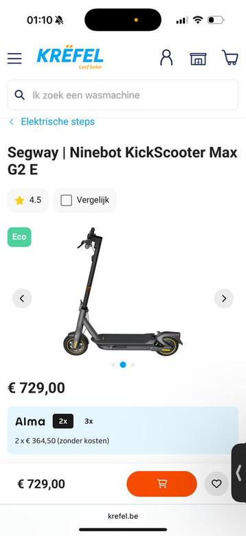 Segway ninebot g30 max zo goed als nieuw! beschikbaar voor biedingen