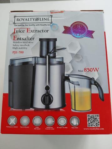 Royalty line juice extractor PJE-700 - nieuw in doos beschikbaar voor biedingen