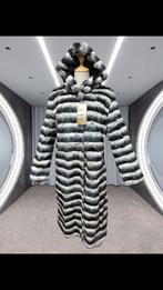 Chinchilla bontjas bontmantel, Kleding | Dames, Ophalen of Verzenden, Zo goed als nieuw, Maat 38/40 (M)