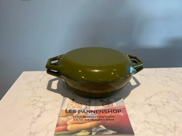 Copco Olijf kleurig braadpannetje 20 cm in prima staat beschikbaar voor biedingen
