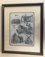 DIEST GLASRAAM IN KADER, Antiek en Kunst, Ophalen
