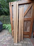 Massief eiken deurlijsten ( gebruikt ) 2 x 6 stuks, Ophalen, Gebruikt