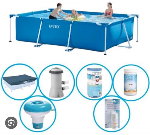Intex zwembad 3M x 2m x 75cm + filter + trapladder, Tuin en Terras, Zwembaden, Gebruikt, Ophalen