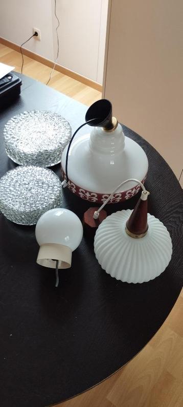 Set de plafonniers, Enlèvement, Utilisé, Verre