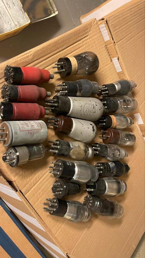 Oude radio lampen zender - ontvanger, Antiek en Kunst, Antiek | Tv's en Audio, Ophalen