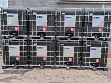 NIEUWE Zwarte ibc van 1060 op pvc pallet ( Tonnen,Vaten ) beschikbaar voor biedingen